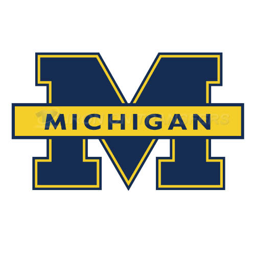 Michigan Wolverines Logo T-shirts Iron On Transfers N5074 - Click Image to Close